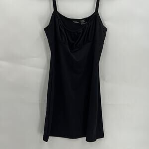 Boutique Europa Women's Black Strappy Cocktail Dress Size Small